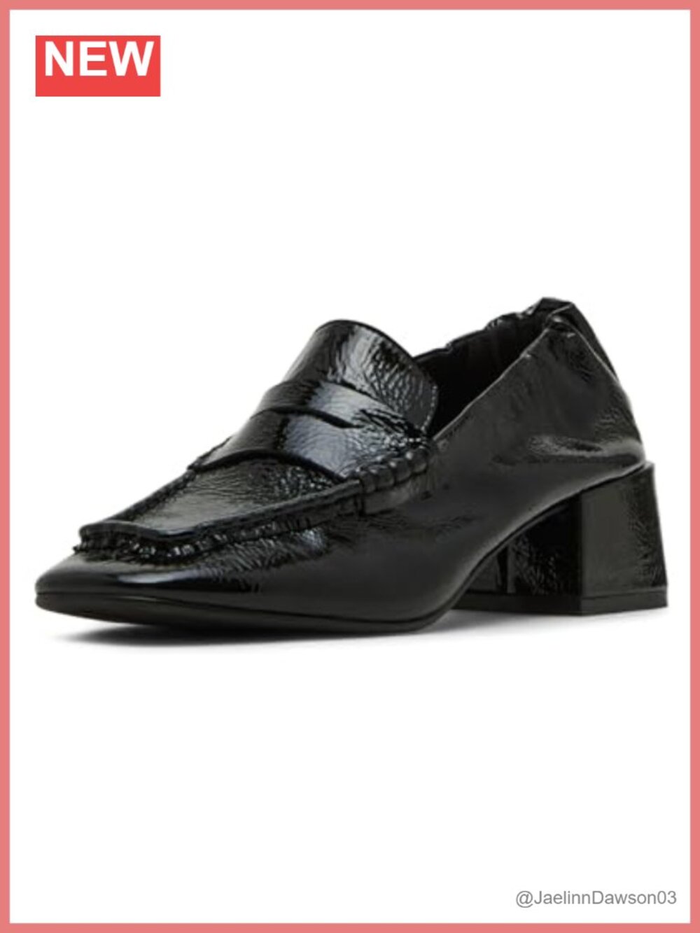 Steve Madden Estee Block Heel Pumps Pointed Toe PU